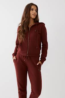 CRYSTAL BUDDHA ZIP HOODIE