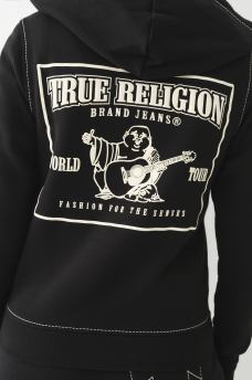 BIG T STITCH LOGO ZIP HOODIE, image 1