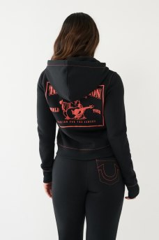 BIG T STITCH LOGO ZIP HOODIE, image 5