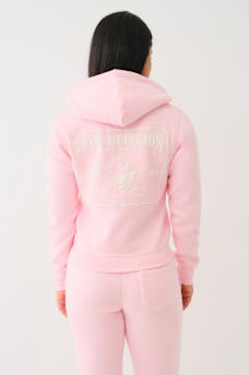 BIG T STITCH LOGO ZIP HOODIE, image 5