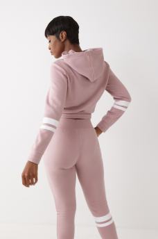 COLLEGIATE CROP HOODIE