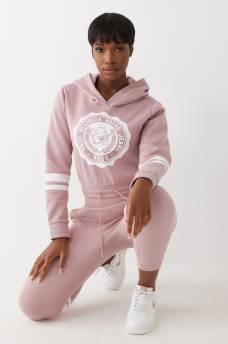 COLLEGIATE CROP HOODIE