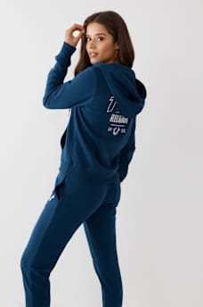 TRUE LOGO ZIP HOODIE