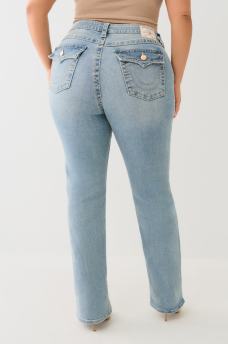 PLUS BILLIE MID RISE BIG T STRAIGHT JEAN , image 4