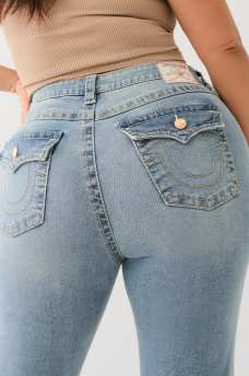 PLUS BILLIE MID RISE BIG T STRAIGHT JEAN , image 1