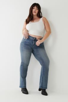 BECCA BIG T STITCH BOOTCUT JEAN, image 4
