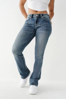 BECCA BIG T STITCH BOOTCUT JEAN, image 6