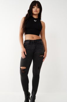 HALLE MID RISE SUPER SKINNY JEAN