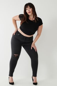 HALLE MID RISE SUPER SKINNY JEAN