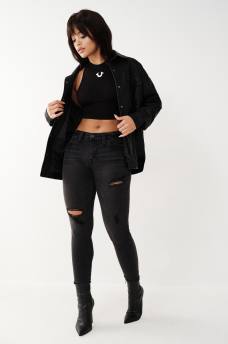 HALLE MID RISE SUPER SKINNY JEAN