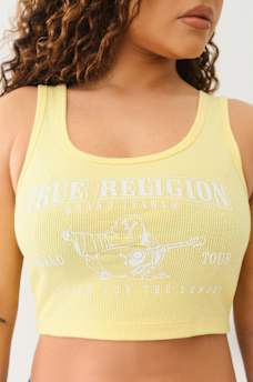 LOGO CROP TANK, image 1