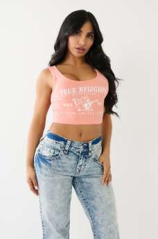LOGO CROP TANK, image 2