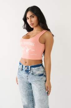 LOGO CROP TANK, image 3