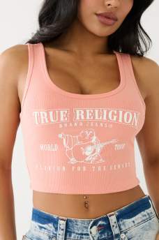 LOGO CROP TANK, image 1
