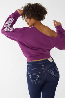 SUDADERA OFF SHOULDER, image 1