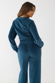 VELOUR LOGO SWEATSHIRT, image 3