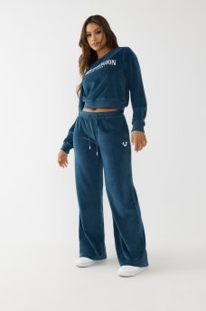 VELOUR LOGO SWEATSHIRT, image 4