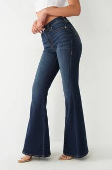 HIGH RISE DART FLARE JEAN, image 2