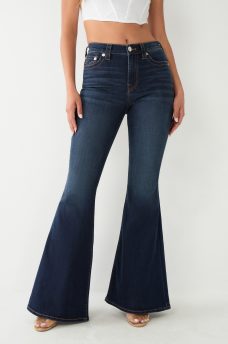 HIGH RISE DART FLARE JEAN, image 4