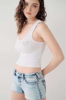 TRIPPLE HS CROPPED HENLEY TANK