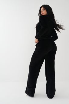 VELOUR WIDE LEG LOUNGE PANT, image 4