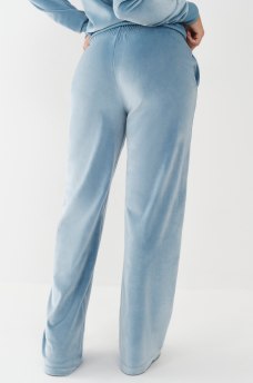 VELOUR WIDE LEG LOUNGE PANT, image 4