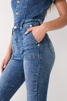 ENTERITO ACAMPANADO DE MEZCLILLA, image 3