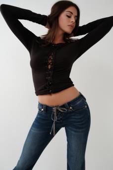 JOEY LOW RISE FLARE JEAN, image 3