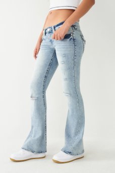 JOEY LOW RISE BIG T FLARE JEAN, image 2