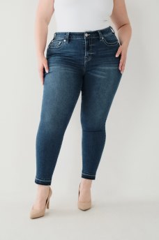 JEANS SKINNY CURVIL&Iacute;NEOS JENNIE AL TOBILLO