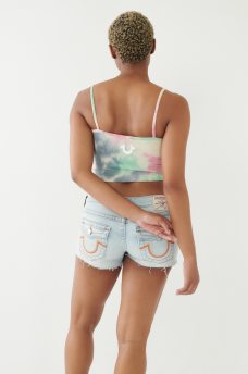 TIE DYE LOGO CROP CAMI, image 6