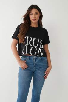 TRUE RLGN CROP RELAXED TEE, image 1