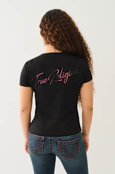 TRUE LOGO V TEE, image 5