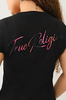 TRUE LOGO V TEE, image 1