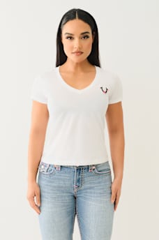 TRUE LOGO V TEE, image 2