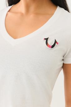 TRUE LOGO V TEE, image 5