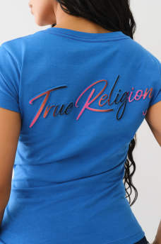 TRUE LOGO V TEE, image 1