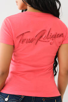 TRUE LOGO V TEE, image 1