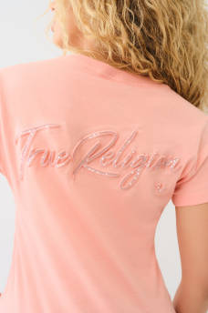 TRUE LOGO V TEE, image 1