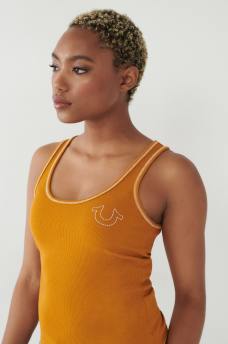 CONTRAST STITCH TANK