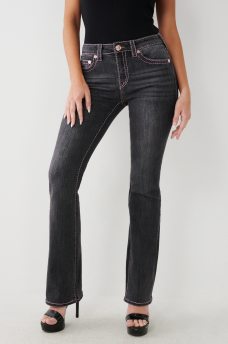BECCA BIG T STITCH BOOTCUT JEAN , image 2