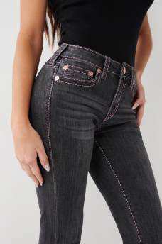 BECCA BIG T STITCH BOOTCUT JEAN , image 4