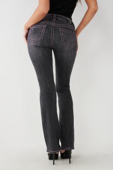 BECCA BIG T STITCH BOOTCUT JEAN , image 6