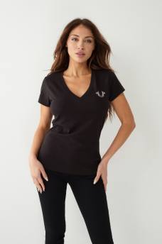 CRYSTAL BUDDHA V TEE, image 2