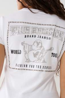 CRYSTAL BUDDHA V TEE, image 1