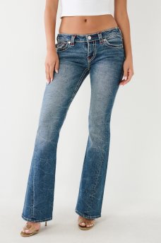 JOEY SUPER T LOW RISE FLARE JEAN, image 3