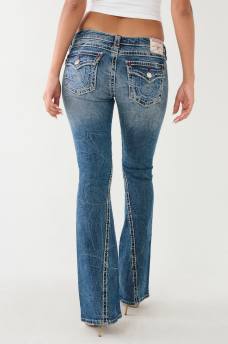 JOEY SUPER T LOW RISE FLARE JEAN, image 1
