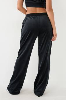 PANTALONES DE ATLETISMO DE TERCIOPELO CON LOGOTIPO DE CRISTALES