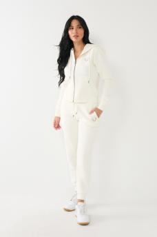 CRYSTAL HORSESHOE ZIP HOODIE, image 5