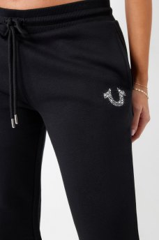 CRYSTAL HORSESHOE MID RISE JOGGER, image 4